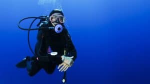 Scuba diver at Halkidiki
